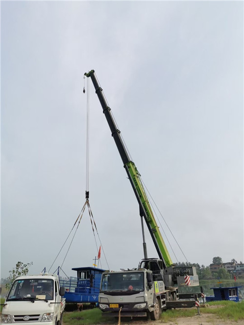云冈区桥梁建设吊装案例